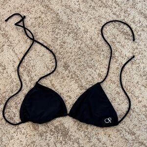 OP Women's Black Triangle Bikini Top